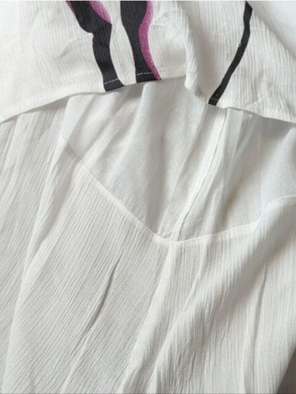 NWT Tendency Gauzy Sleeveless  Midi-Dress Layered Handkerchief Hem - Picture 13 of 15